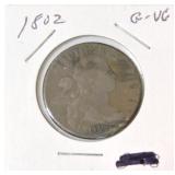 1802 large cent G/VG