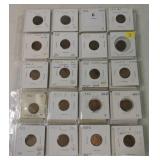 Page of 20 foreign coins
