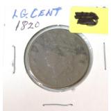 1820 large cent