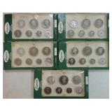 Lot of 5 - 1965 Greek proof sets in Capital