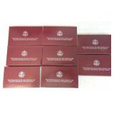 Lot of 8 - 1996 US Olympic unc silver dollars