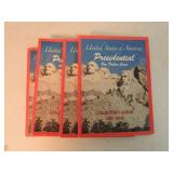 Lot of 4 Presidential dollar albums,