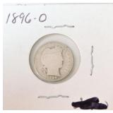 1896-O Barber dime