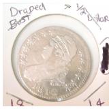 1814 Bust half