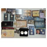 Large lot of assorted US coins and sets,