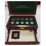 Two Centuries of US One Cent Coins set