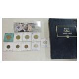 1935 & 1939 Mercury dimes, 1880 Indian cent,
