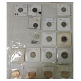 Lot of dimes: 6 Liberty seated, 2 Barber,