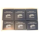 Lot of 6 - 2009 Abraham Lincoln silver dollars,