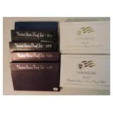 Lot of 7 proof sets: 1968, 1975, 1979,