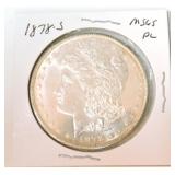 1878-S  Morgan MS65PL