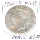 1926-D Peace MS65