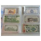 Foreign currency album, 100 pcs