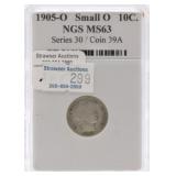 1905-O Barber dime