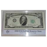 1950 $10 FRN, CU