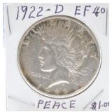 1922-D Peace EF