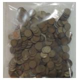 Bag of 376 Lincoln wheat cents