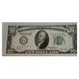 1928 $10 FRN, CU