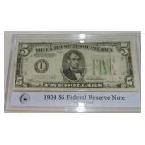 1934 $5 FRN