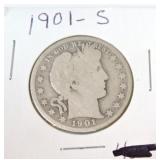 1901-S Barber half