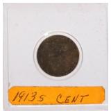 1913-S Lincoln cent