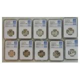 Lot of 2 - 2016-S Quarter proof sets, First Day