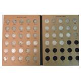 Roosevelt dime album 1946-64, 48 coins
