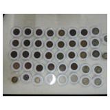US coin lot: 27 Indian cents, 3 silver &