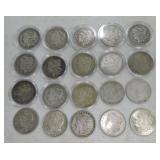 Lot of 20 Morgan dollars