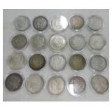 Lot of 20 Morgan dollars