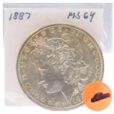1887 Morgan MS64