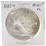 1885-O Morgan MS65PL