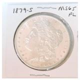 1879-S Morgan MS65PL