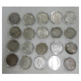 Lot of 20 Peace dollars
