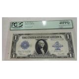 1923 $1 silver certificate PCGS 40 PPQ