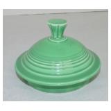 Vintage Fiesta coffee pot lid, green