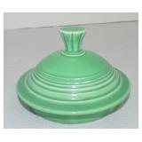 Vintage Fiesta coffee pot lid, green