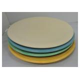 Vintage Fiesta 13" chop plate group,