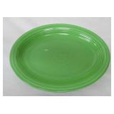 Vintage Fiesta oval platter, medium green