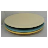Vintage Fiesta 13" chop plate group,