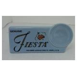 Fiesta Post 86 shelf sign, periwinkle
