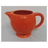 Vintage Fiesta ice lip pitcher, red