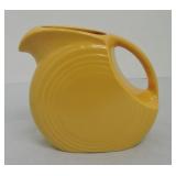 Vintage Fiesta disc juice pitcher, yellow