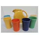 Vintage Fiesta 7 pc juice set with all