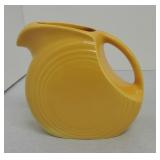 Vintage Fiesta disc juice pitcher, yellow