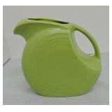 Vintage Fiesta disc water pitcher, chartreuse