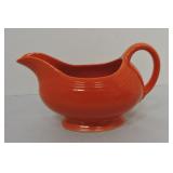 Vintage Fiesta sauce boat, red