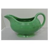 Vintage Fiesta sauce boat, green