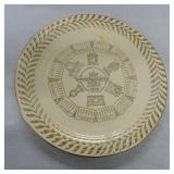 Vintage Fiesta 1955 ivory calendar plate 9"