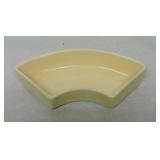 Vintage Fiesta relish tray side insert, ivory